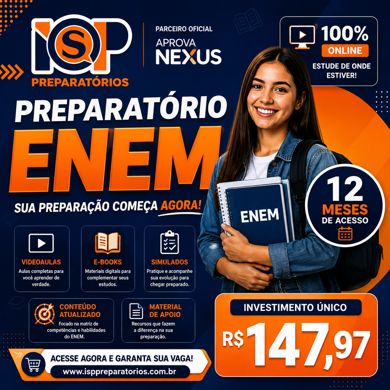 Preparatório ENEM – 12 Meses de Acesso